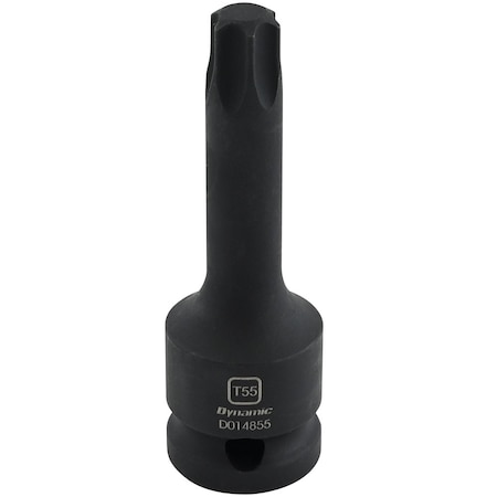 Dynamic Tools 1/2" Drive Torx Hex Head, T55, Bit Impact Socket D014855